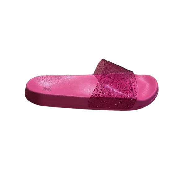 Time And Tru Glitter Slide Sandals - Picture 9 of 11